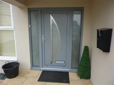 Udvendige aluminiumsglasdøre